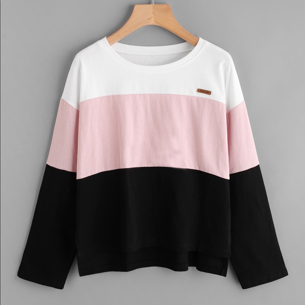 Color Block Patch Tee